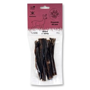 ZOYA Roe deer skin - skanėstas šuniui - 80g