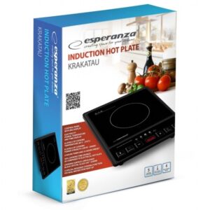 Esperanza EKH011 viryklė Juoda Stalviršis Indukcinė viryklė, padalyta į sritis 1 zone(s)