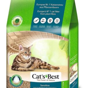 Cat's Best  Medinis kačių kraikas Sensitive - 20 l - Image 1