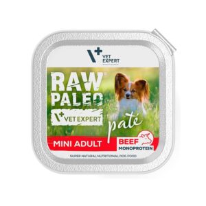 RAW PALEO Pate Mini Adult Beef - šlapias šunų maistas - 150 g