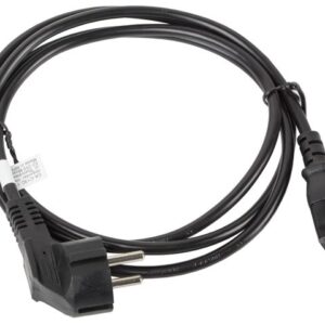 Lanberg CA-C13C-11CC-0018-BK maitinimo kabelis Juoda 1,8 m C13 šakotuvas CEE7/7 - Image 3