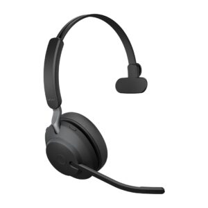 Jabra Evolve2 65 Laisvų rankų įranga Bevielis Su lankeliu Biuras / skambučių centras USB A tipo Bluetooth Juoda - Image 3