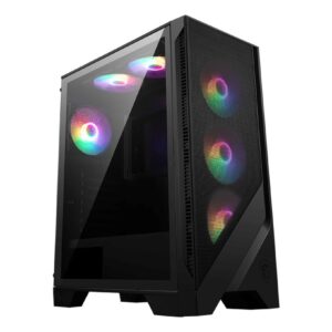 MSI MAG Forge 120A AIRFLOW „Midi Tower“ Juoda, Permatomas - Image 3
