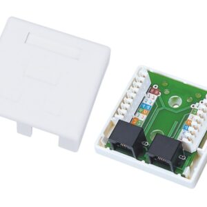 Alantec GN002 laido jungtis 2xRJ45 Balta