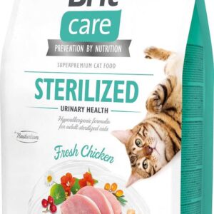BRIT Care Grain-Free Sterilized Urinary - sausas kačių maistas -  2 kg