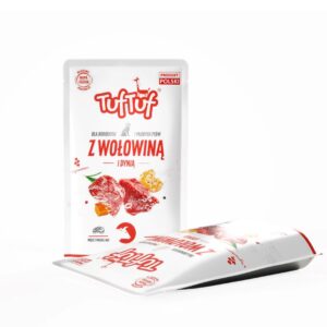 TUF TUF Beef with pumpkin - drėgnas ėdalas šunims - 500g - Image 2