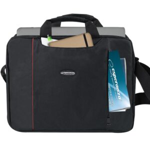 Esperanza SALERNO 39,6 cm (15.6") Per viršų įkraunamas krepšys Juoda, Raudona - Image 3