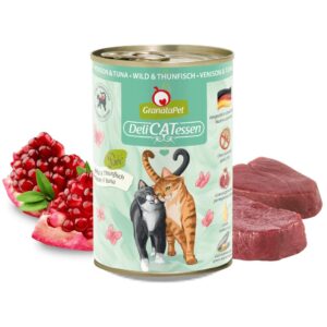 GranataPet DeliCATessen Venison and tuna - šlapias kačių maistas - 400g - Image 2