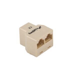 Lanberg AD-RJ45-2RJ45-OU tinklo dalytuvas Rusvai gelsvas - Image 2