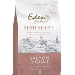 EDEN Semi-Moist Salmon & Quail - pusiau drėgnas šunų maistas - 10kg