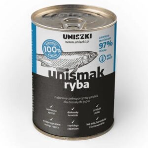 UNISZKI UNIsmak Fish - drėgnas ėdalas šunims - 410g