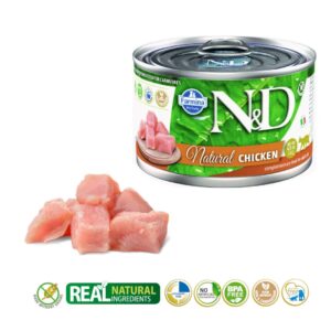 FARMINA N&D Cat Natural Chicken - drėgnas kačių maistas - 140 g - Image 2