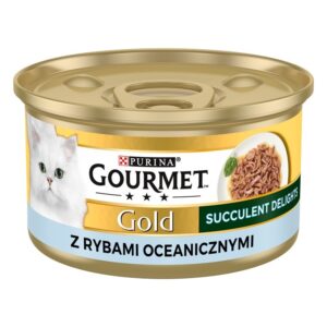 PURINA Gourmet Gold Succulent Delights Ocean fish - drėgno kačių ėdalo - 85g