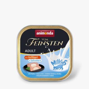 ANIMONDA Vom Feinsten Adult Milkies su Paukštiena ir Kreminiu Įdaru - Šlapias Kačių Maistas - 100g