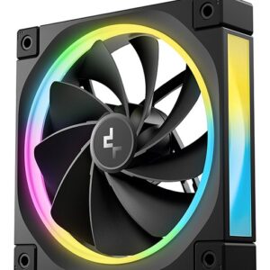 DeepCool FL12R-3 IN 1 Kompiuterio korpusui Ventiliatorius 12 cm Juoda 3 vnt - Image 2