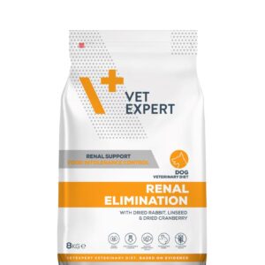VET EXPERT Veterinary Diet Renal Elimination Dog - sausas šunų maistas - 8 kg