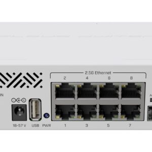 Mikrotik CRS310-8G+2S+IN 10p valdomas 2,5G/Multigigabit/10G komutatorius - Image 3