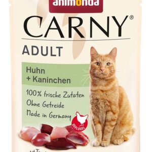 ANIMONDA Carny Adult Chicken and rabbit - šlapias kačių maistas - 85g