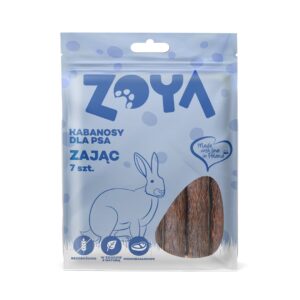 ZOYA Hare sausages - skanėstas šuniui - 7 vnt.