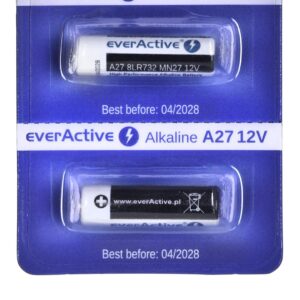 5 x everActive 27A 12V šarminės baterijos - lizdinė plokštelė 5 vnt. - Image 3
