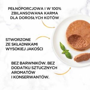 PURINA Gourmet Gold Mousse with salmon - šlapias kačių maistas - 85g - Image 2