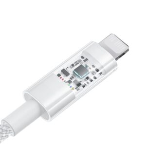 Baseus Gem USB-C ir iP greitojo įkrovimo kabelis 1 m 20 W Balta - Image 3