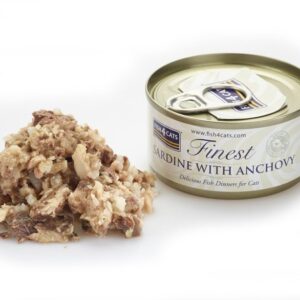 FISH4CATS Sardine with anchovy - šlapias kačių maistas - 70g - Image 2
