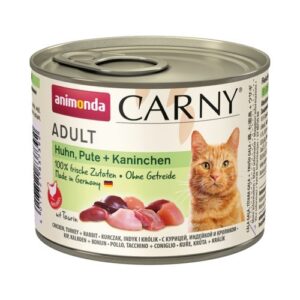 ANIMONDA Carny Adult Chicken, turkey, rabbit - šlapias kačių maistas - 200g
