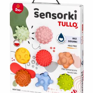 Sensoriniai kamuoliukai be skylučių TULLO pastelinių spalvų, 8 vnt.