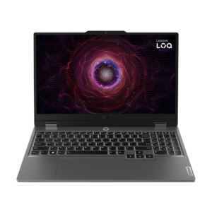 Lenovo LOQ 15ARP9 AMD Ryzen™ 5 7235HS Knyginis kompiuteris 39,6 cm (15.6") „Full HD“ 16 GB DDR5-SDRAM 512 GB SSD NVIDIA GeForce RTX 4050 Wi-Fi 6 (802.11ax) NoOS Pilka