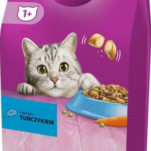 WHISKAS Cat Adult su tunu - sausas kačių maistas - 7 kg