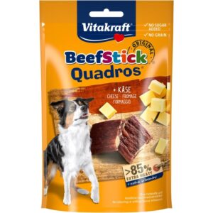 VITAKRAFT Beef Stick Quadros Cheese - skanėstas šuniui - 70 g