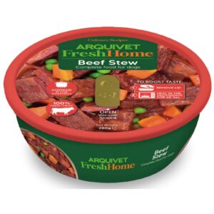 ARQUIVET Fresh Home Beef stew - drėgnas ėdalas šunims - 280g