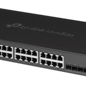 TP-Link Omada SG3428 tinklo komutatorius Valdomas L2/L3 Gigabit Ethernet (10/100/1000) 1U Juoda - Image 2