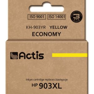 Actis " " KH-903YR rašalas (vietoj HP 903XL T6M11AE; standartinis; 12 ml; geltonas) - naujas lustas