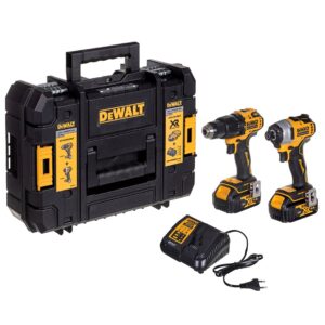 GALVANINIŲ ĮRANKIŲ RINKINYS COMBO DEWALT DCK2062M2T (DCD709+DCF809) 18V 2X4,0AH