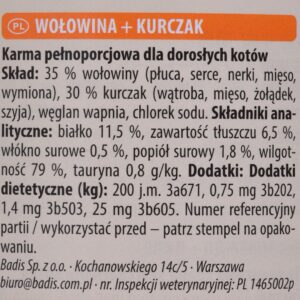 Animonda Carny Adult Jautiena su vištiena 800 g - Image 2