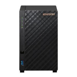 Asustor AS1202T NAS ir duomenų saugojimo serveris Tower Realtek 1 GB DDR4 0 TB ADM Juoda