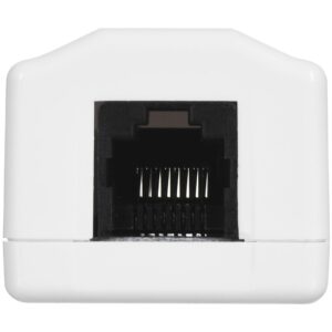 LANBERG ANT PAVIRŠIAUS MONTUOJAMAS CAT.6 1XRJ45 LIZDAS, BALTAS - Image 3