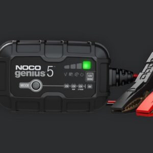 NOCO GENIUS5 5A akumuliatorių įkroviklis 6V/12V akumuliatoriams su priežiūros ir nusierinimo funkcija
