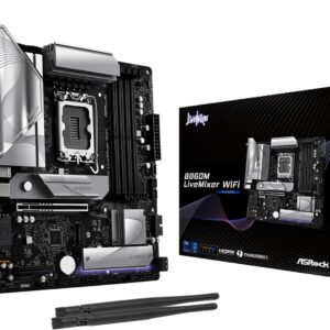 Asrock B860M LiveMixer WiFi Intel B860 LGA 1851 (Socket V1) „micro ATX“