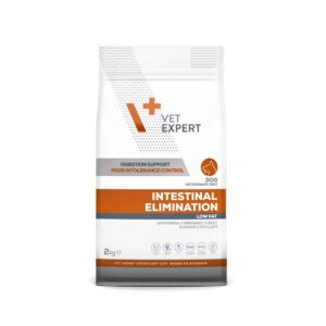 VET EXPERT Veterinary Diet Intestinal Elimination Low fat Dog – sausas šunų maistas – 2 kg