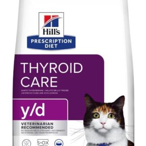 HILL'S Thyroid Care y/d - sausas kačių maistas - 3 kg