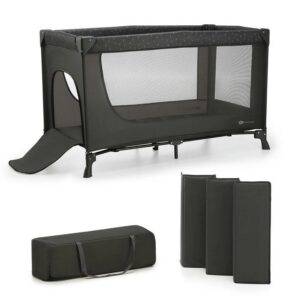 „KinderKraft“ kelioninė lovytė JOY LIGHT GREY