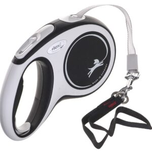 Flexi New Comfort M Tape 5 m Juoda Šuo Susitraukiantis pavadėlis - Image 2