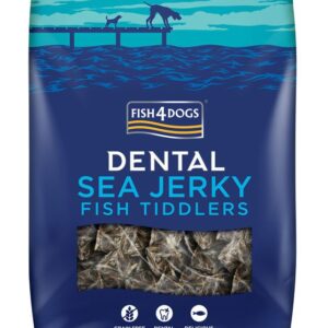 FISH4DOGS Dental Sea Jerky Fish Tiddlers - skanėstas šuniui - 575g