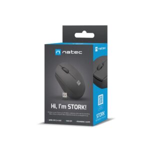 NATEC NMY-2000 kompiuterio pelė Radijo dažnio belaidė Optinis