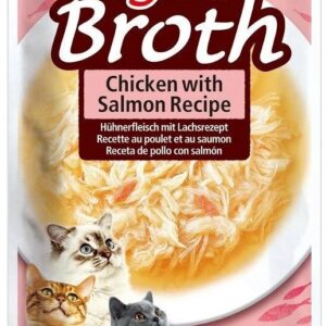 INABA Ciao Broth Chicken & Salmon - skanėstas katėms - 40g