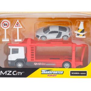 Modeliukas 1:64, RMZ City Scania - Tow Truck + accessories - Image 4