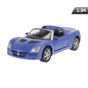 Modeliukas 1:34, Opel Speedster 2001, mėlynos spalvos